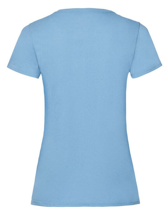 Fruit Of The Loom 61372 FOTL Ladies Valueweight T - Sky Blue