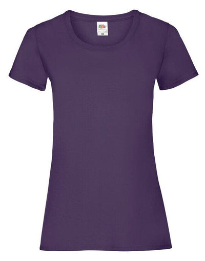 Fruit Of The Loom 61372 FOTL Ladies Valueweight T - Purple