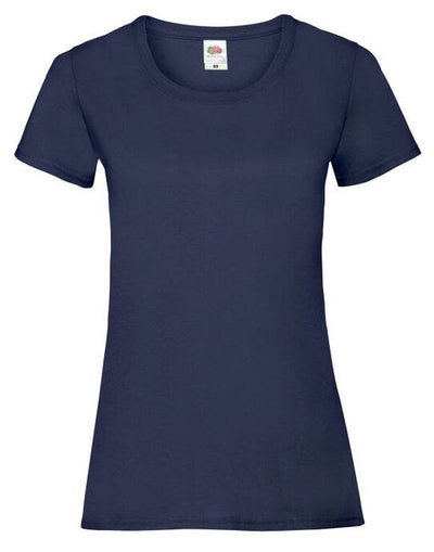 Fruit Of The Loom 61372 FOTL Ladies Valueweight T - Navy Blue