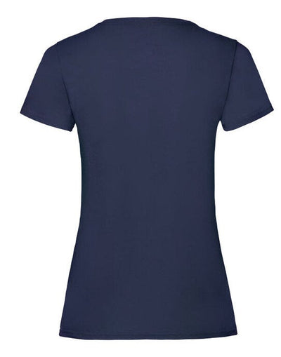 Fruit Of The Loom 61372 FOTL Ladies Valueweight T - Navy Blue