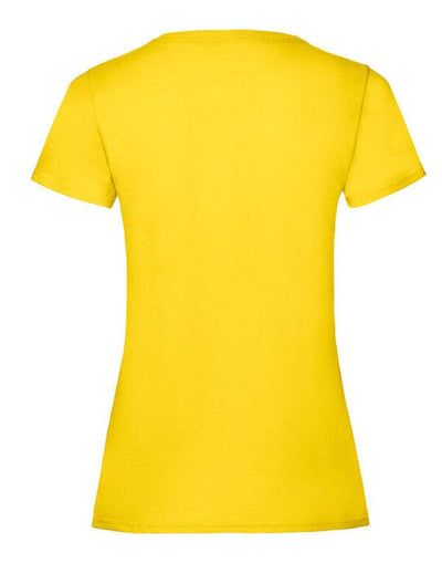 Fruit Of The Loom 61372 FOTL Ladies Valueweight T - Yellow