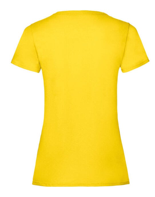 Fruit Of The Loom 61372 FOTL Ladies Valueweight T - Yellow