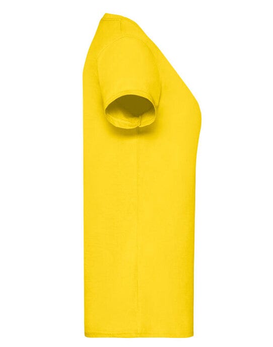 Fruit Of The Loom 61372 FOTL Ladies Valueweight T - Yellow