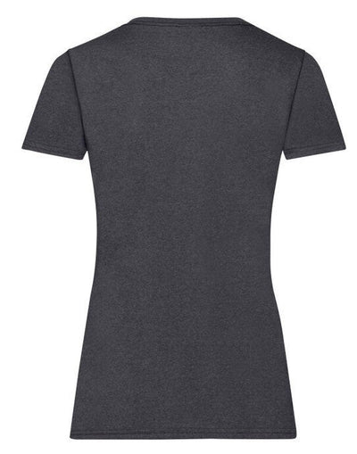 Fruit Of The Loom 61372 FOTL Ladies Valueweight T - Dark Heather