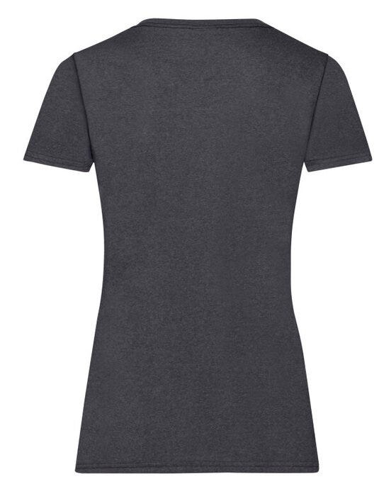 Fruit Of The Loom 61372 FOTL Ladies Valueweight T - Dark Heather