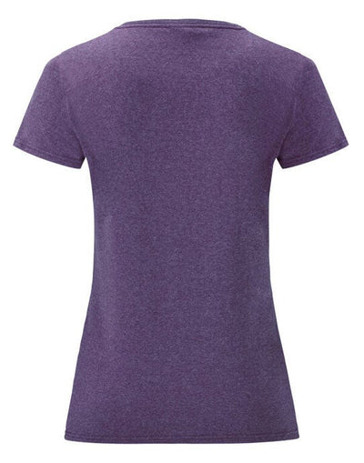Fruit Of The Loom 61372 FOTL Ladies Valueweight T - Heather Purple