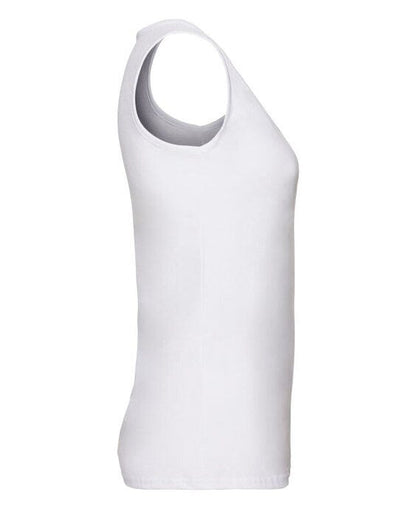 Fruit Of The Loom 61376 FOTL Ladies Valueweight Athletic Vest - White
