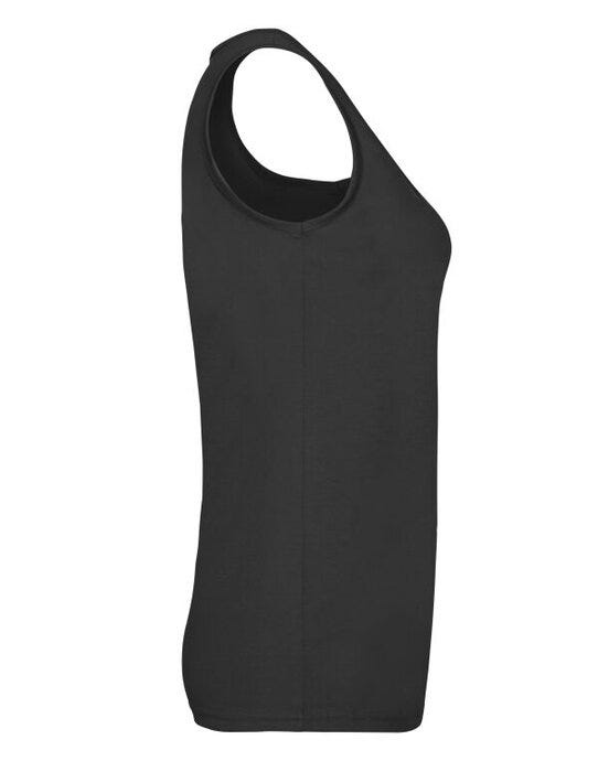 Fruit Of The Loom 61376 FOTL Ladies Valueweight Athletic Vest - Black