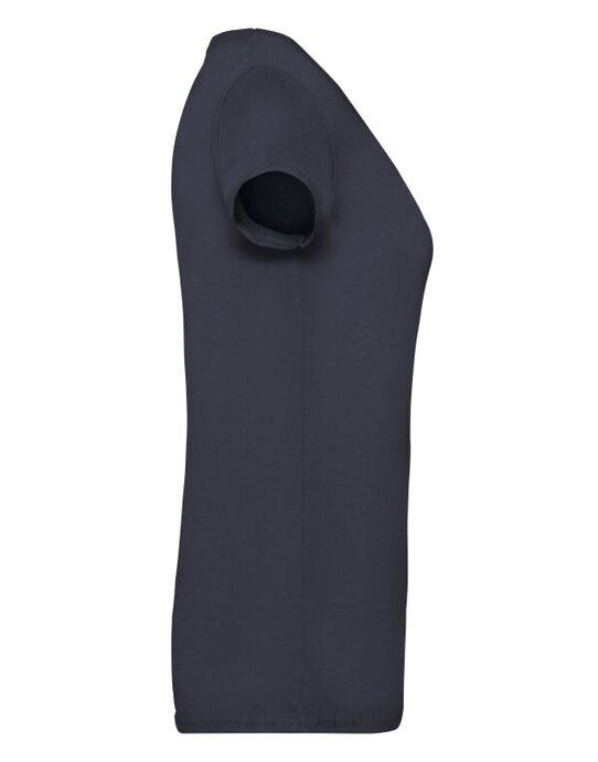 Fruit Of The Loom 61398 FOTL Ladies Valueweight V Neck T - Deep Navy