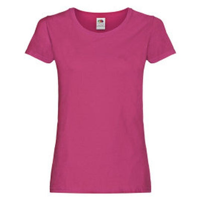 Fruit Of The Loom 61420 FOTL Ladies Original T - Fuchsia