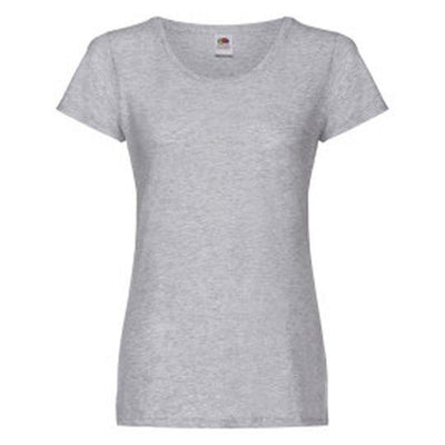 Fruit Of The Loom 61420 FOTL Ladies Original T - Heather Grey