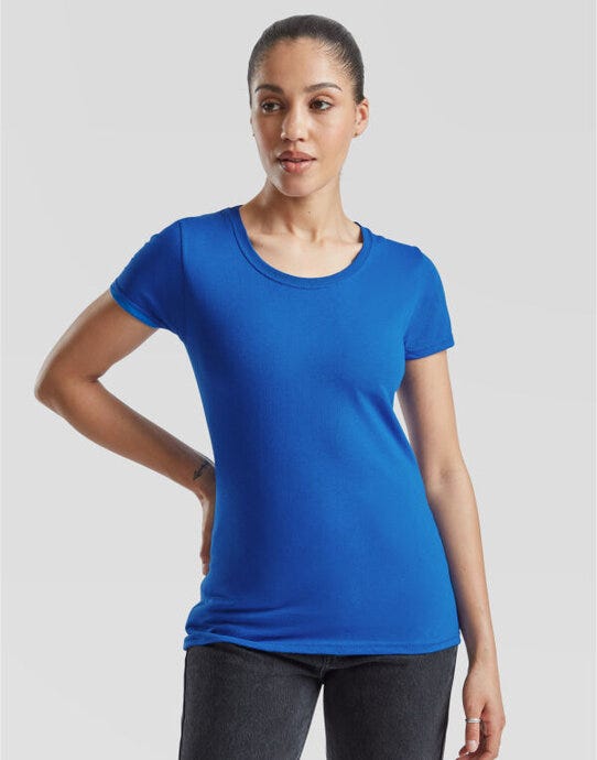 Fruit Of The Loom 61420 FOTL Ladies Original T - Royal