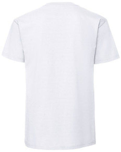 Fruit Of The Loom 61422 FOTL Mens Ringspun Premium T - White