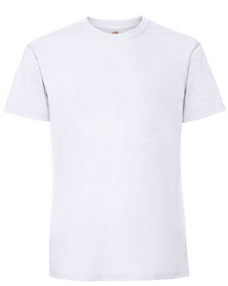Fruit Of The Loom 61422 FOTL Mens Ringspun Premium T - White
