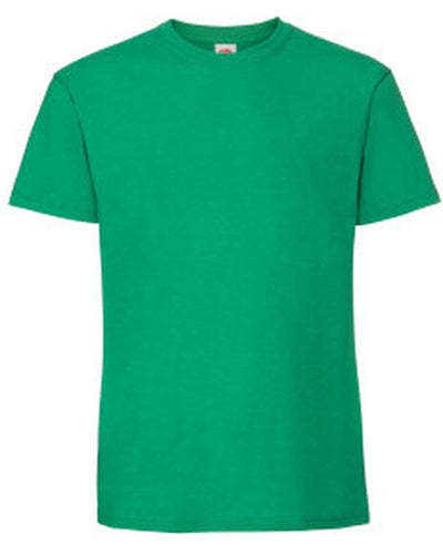 Fruit Of The Loom 61422 FOTL Mens Ringspun Premium T - Kelly Green