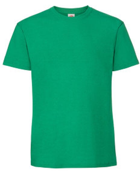 Fruit Of The Loom 61422 FOTL Mens Ringspun Premium T - Kelly Green