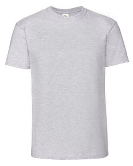 Fruit Of The Loom 61422 FOTL Mens Ringspun Premium T - Heather Grey