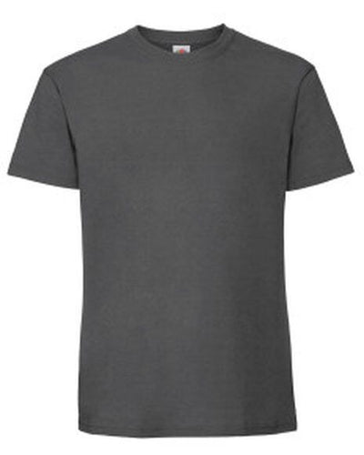 Fruit Of The Loom 61422 FOTL Mens Ringspun Premium T - Light Graphite