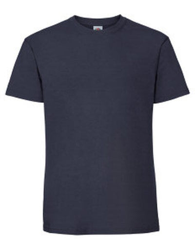 Fruit Of The Loom 61422 FOTL Mens Ringspun Premium T - Deep Navy