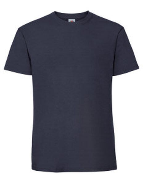 Fruit Of The Loom 61422 FOTL Mens Ringspun Premium T - Deep Navy