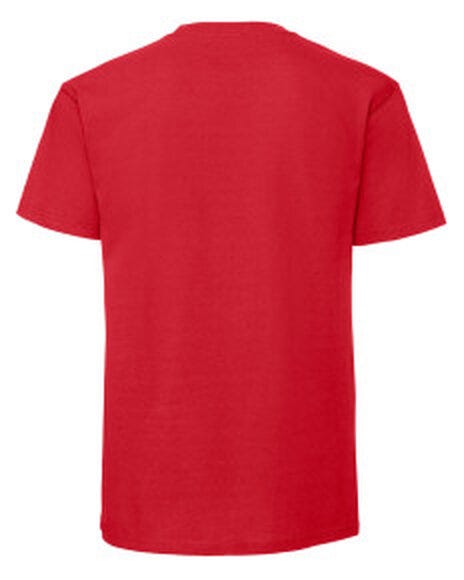 Fruit Of The Loom 61422 FOTL Mens Ringspun Premium T - Red