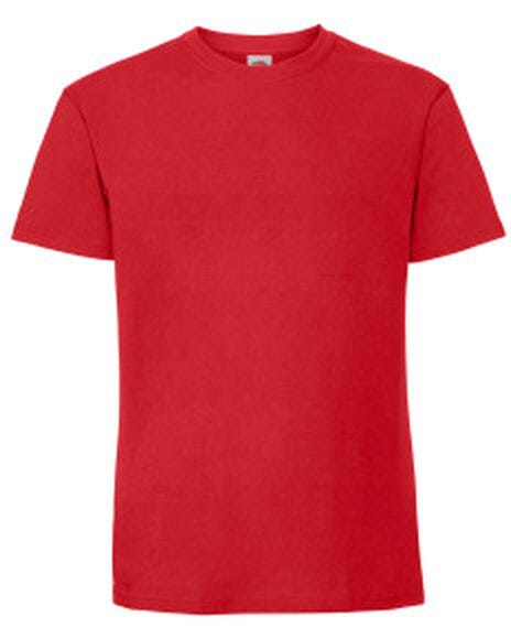 Fruit Of The Loom 61422 FOTL Mens Ringspun Premium T - Red