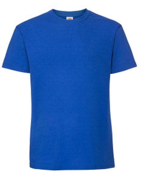 Fruit Of The Loom 61422 FOTL Mens Ringspun Premium T - Royal