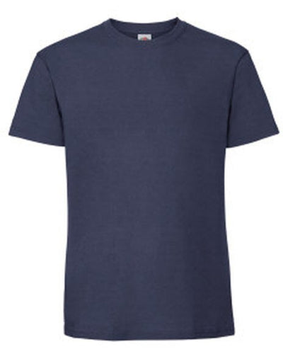 Fruit Of The Loom 61422 FOTL Mens Ringspun Premium T - Navy Blue