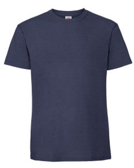 Fruit Of The Loom 61422 FOTL Mens Ringspun Premium T - Navy Blue