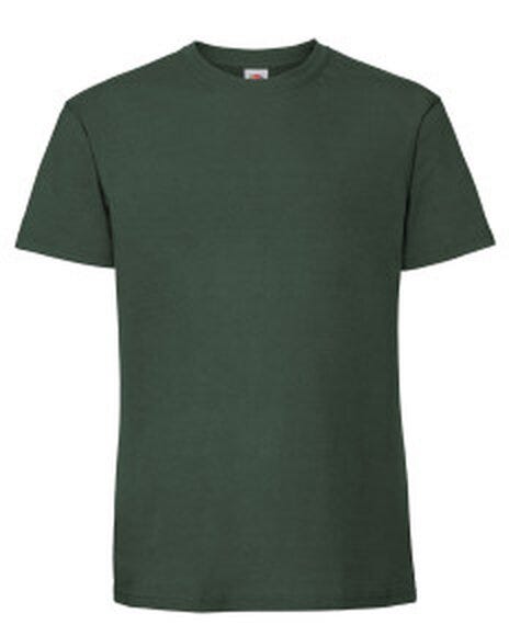 Fruit Of The Loom 61422 FOTL Mens Ringspun Premium T - Bottle Green