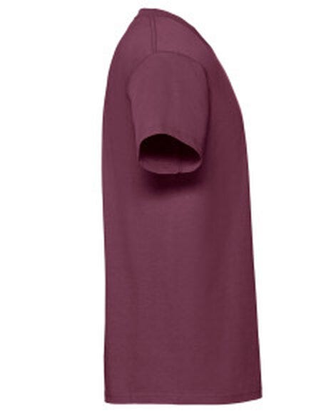 Fruit Of The Loom 61422 FOTL Mens Ringspun Premium T - Burgundy