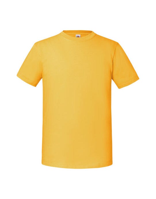 Fruit Of The Loom 61422 FOTL Mens Ringspun Premium T - Sunflower