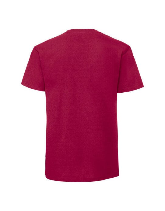 Fruit Of The Loom 61422 FOTL Mens Ringspun Premium T - Cranberry