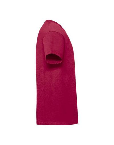 Fruit Of The Loom 61422 FOTL Mens Ringspun Premium T - Cranberry