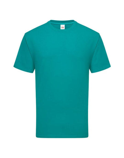 Fruit Of The Loom 61422 FOTL Mens Ringspun Premium T - Ocean Teal