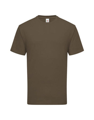 Fruit Of The Loom 61422 FOTL Mens Ringspun Premium T - Truffle