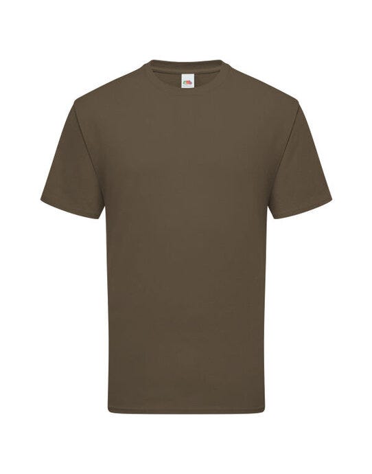 Fruit Of The Loom 61422 FOTL Mens Ringspun Premium T - Truffle