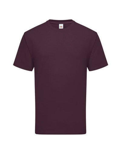 Fruit Of The Loom 61422 FOTL Mens Ringspun Premium T - Dark Plum