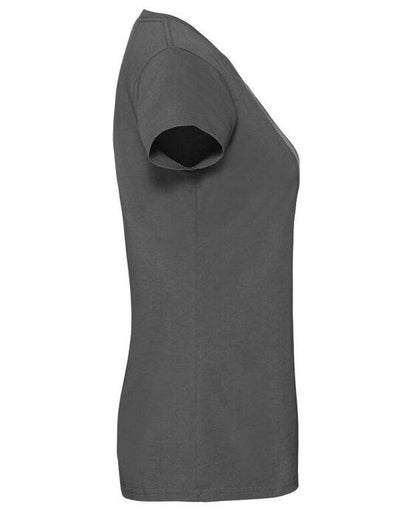 Fruit Of The Loom 61424 FOTL Ladies Ringspun Premium T - Light Graphite