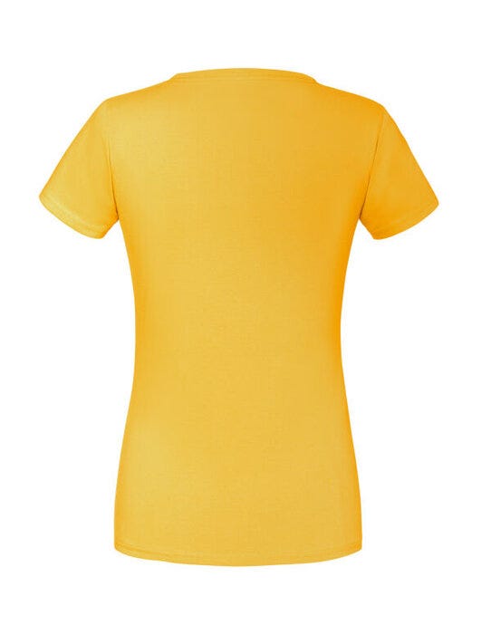 Fruit Of The Loom 61424 FOTL Ladies Ringspun Premium T - Sunflower