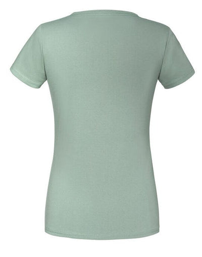 Fruit Of The Loom 61424 FOTL Ladies Ringspun Premium T - Sage