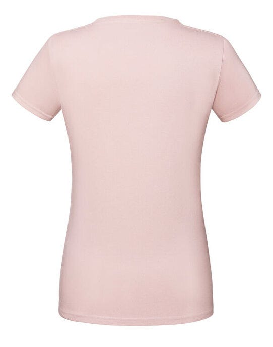 Fruit Of The Loom 61424 FOTL Ladies Ringspun Premium T - Powder Rose