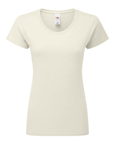 Fruit Of The Loom 61424 FOTL Ladies Ringspun Premium T - Natural