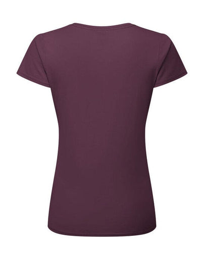 Fruit Of The Loom 61424 FOTL Ladies Ringspun Premium T - Dark Plum