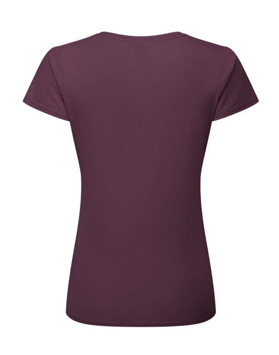 Fruit Of The Loom 61424 FOTL Ladies Ringspun Premium T - Dark Plum