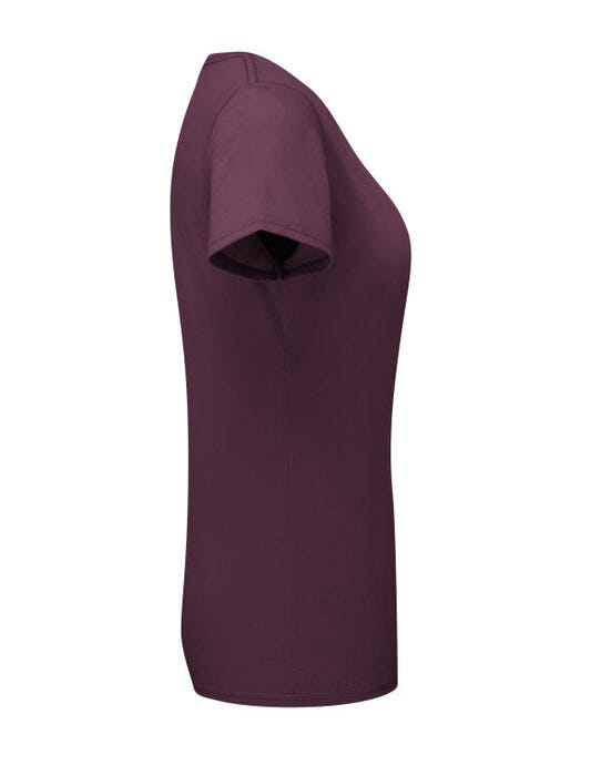 Fruit Of The Loom 61424 FOTL Ladies Ringspun Premium T - Dark Plum