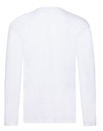 Fruit Of The Loom 61428 FOTL Mens Original Long Sleeve T - White