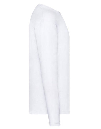 Fruit Of The Loom 61428 FOTL Mens Original Long Sleeve T - White