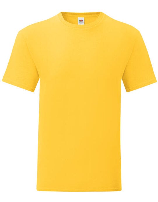 Fruit Of The Loom 61430 FOTL Mens Iconic 150 T - Sunflower