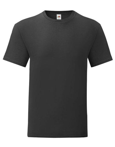 Fruit Of The Loom 61430 FOTL Mens Iconic 150 T - Black